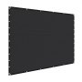 VEVOR Vela Ombreggiante con Protezione Solare, 305 x 305 cm, per Pergolato con Occhielli in Acciaio Inox, Telo Ombreggiante con Materiale HDPE, per Esterno Patio Giardino Cortile, Nero