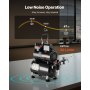 VEVOR Set Aerografo 1/6 HP Compressore d'Aria e Serbatoio, 1 Spruzzatore Aerografo Doppia Azione con 3 Ugelli (0,2/0,3/0,5 mm) Flusso d'Aria 23-25 L/min, Decorazione di Torte, Pittura di Modelli