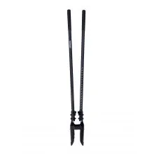 VEVOR Trivella per Pali Impieghi Gravosi con Manico in Fibra di Vetro, Trivella Manuale con Scala Graduata e Lama in Metallo, Strumento per Scavare Giardinaggio all'Aperto Spazio 145 mm