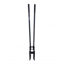 VEVOR Trivella per Pali Impieghi Gravosi con Manico in Fibra di Vetro, Trivella Manuale con Scala Graduata e Lama in Metallo, Strumento per Scavare Giardinaggio all'Aperto Spazio 145 mm