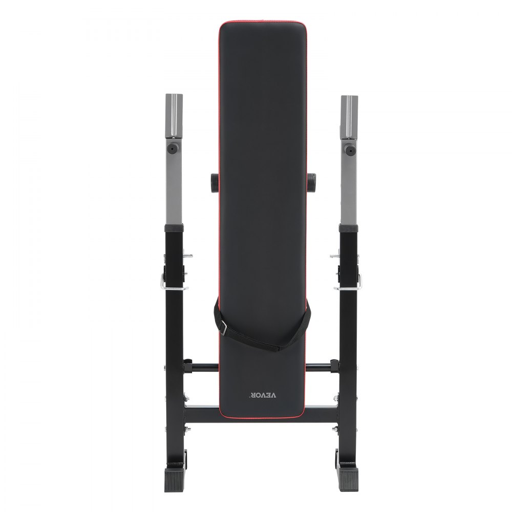 VEVOR Set di Panche per Pesi, Panca per Allenamento Regolabile 181,4 kg, Panca per Esercizi Sit Up per Allenamento Completo Corpo in Palestra Casa, Panca Piana con Piegatura Regolazione Rapida