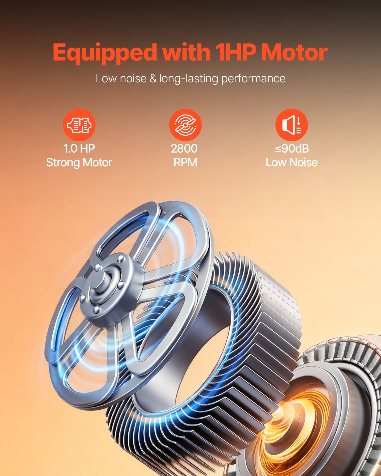 VEVOR Filtro per Aspiratore di Polvere da Parete 1 HP, Filtro per Aspirazione di Polvere 2,5 Micron per Lavorazione Legno 560 CFM con Sacco Raccoglipolvere Capienza 79,5L, Trucioli di Legno, Officina