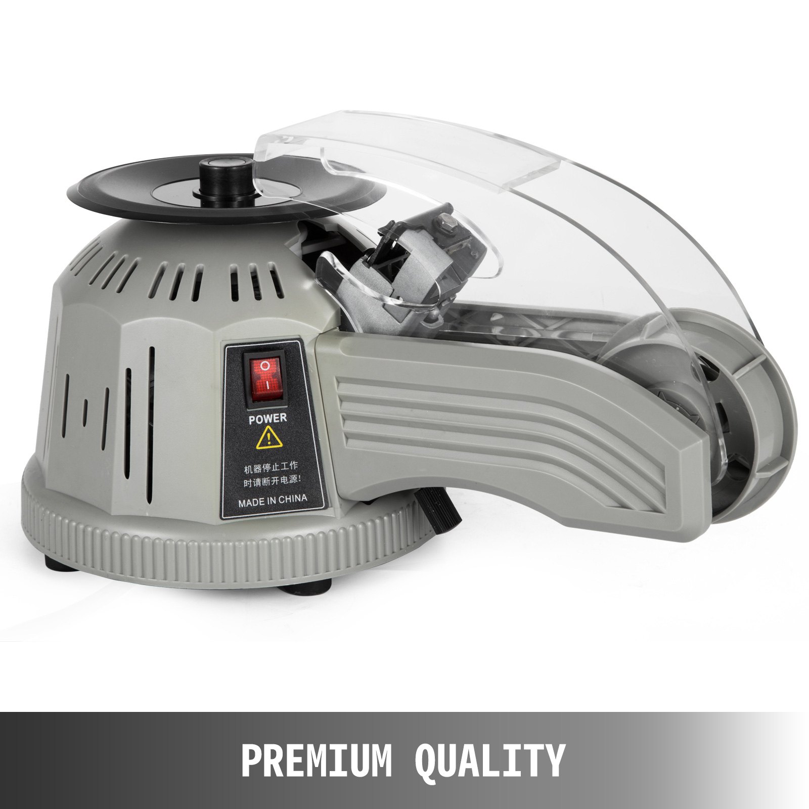 VEVOR Dispenser Automatico Nastro Adesivo, Distributore di Nastro da 160W, Elettrico Taglierina in Acciaio e ABS, Macchina Imballatrice, Tagliatrice Nastro, Larghezza Nastro 3-25mm