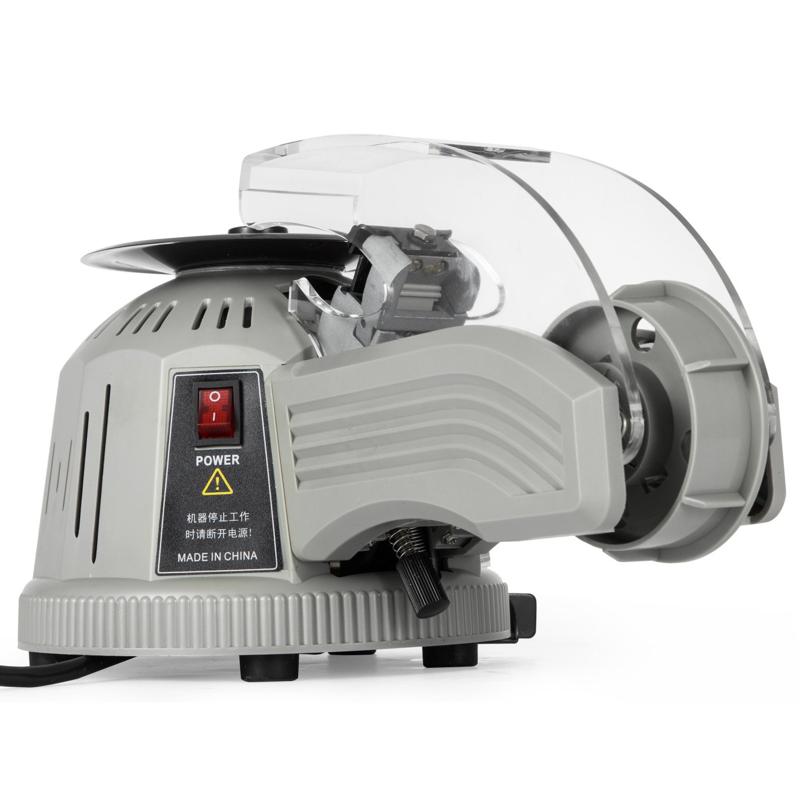 VEVOR Dispenser Automatico Nastro Adesivo, Distributore di Nastro da 160W, Elettrico Taglierina in Acciaio e ABS, Macchina Imballatrice, Tagliatrice Nastro, Larghezza Nastro 3-25mm