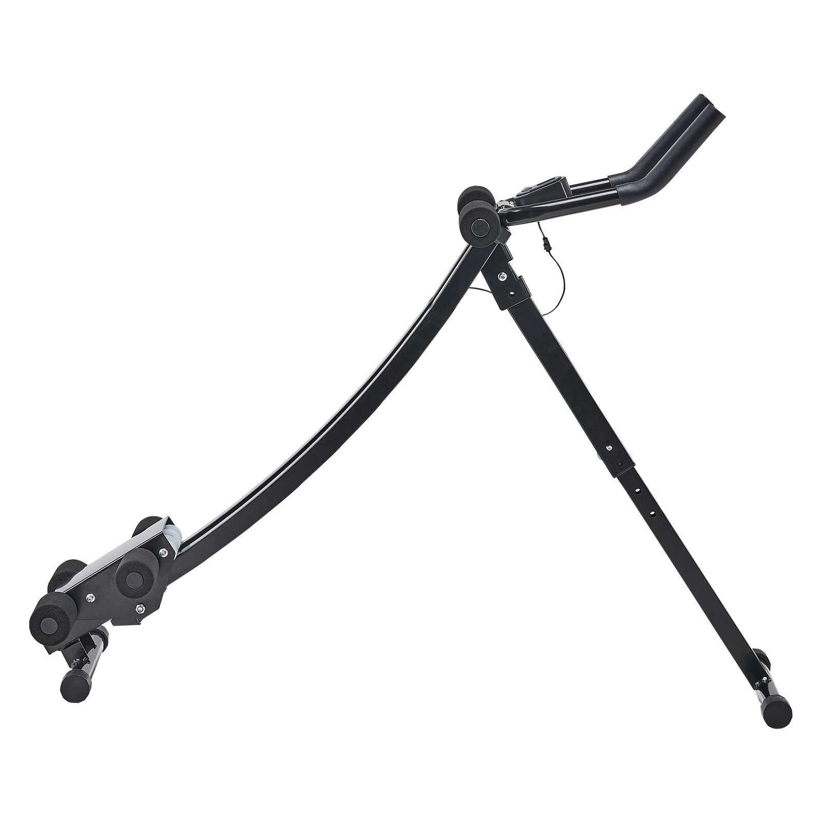 VEVOR AB Workout Machine, Attrezzatura per Core Allenamento Addominale, Capacità 200 kg, Allenamento della Forza Ab Cruncher, Attrezzo Pieghevole Regolabile per Esercizi Fitness in Palestra a Casa