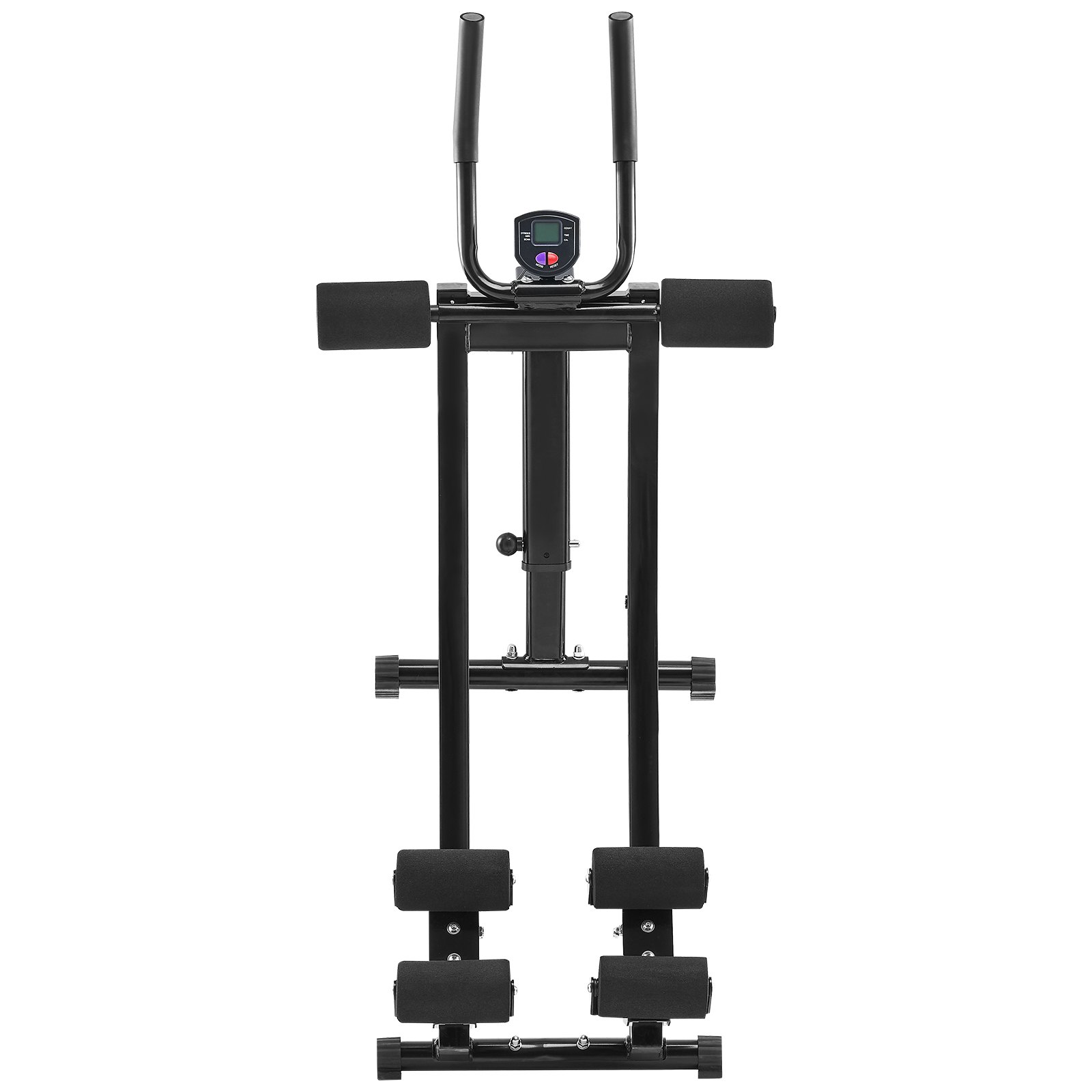VEVOR Abdominal Muscle Training Device, Abdominal Trainer, AB Machine for Gym, Abdominal Trainer with 200 kg Weight Capacity, Abdominal Muscle Trainer for Strength Training, Foldable and Adjustable Fitness Equipment