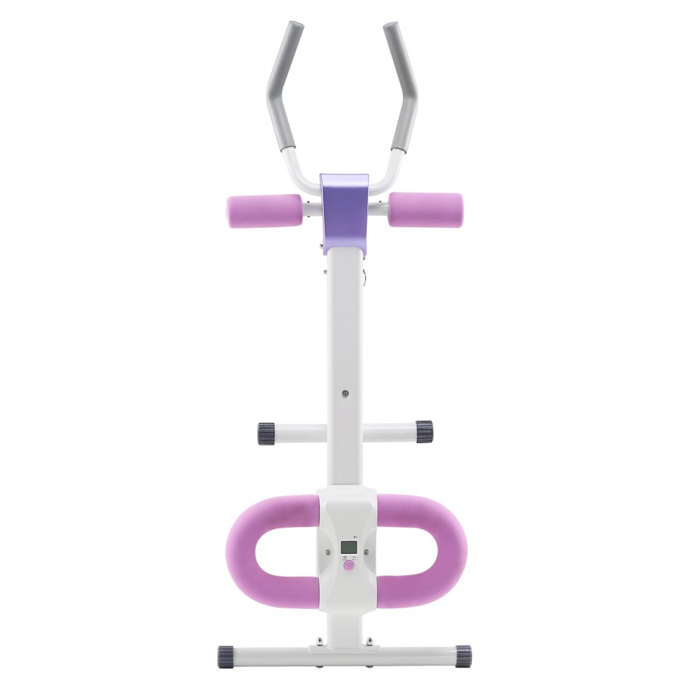 VEVOR AB Workout Machine, Attrezzatura per Allenamento Addominale Core, Capacità 150 kg, Allenamento della Forza Ab Cruncher, Attrezzo Pieghevole Regolabile per Esercizi Fitness in Palestra a Casa