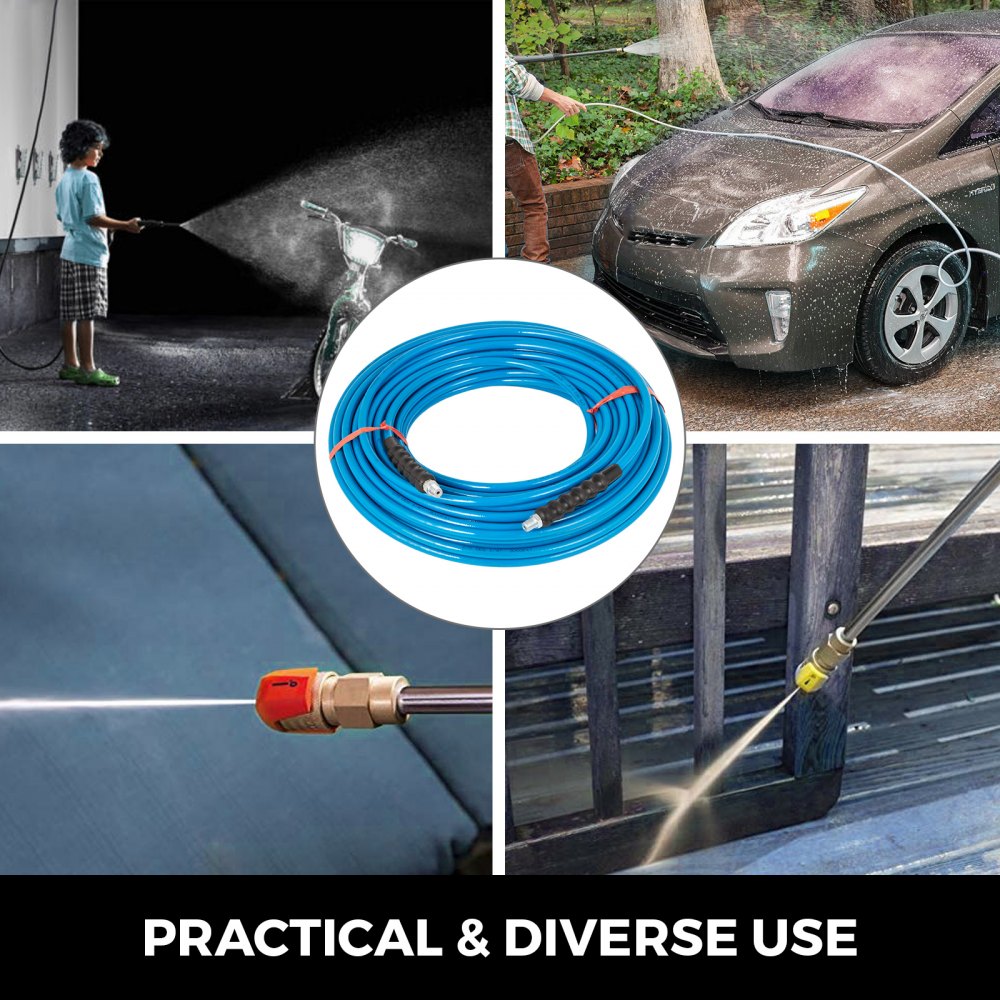 Tubo Per La Pulizia Di Grondaie Tubo Flessibile Idropulitrice Diametro 1/4" 45m