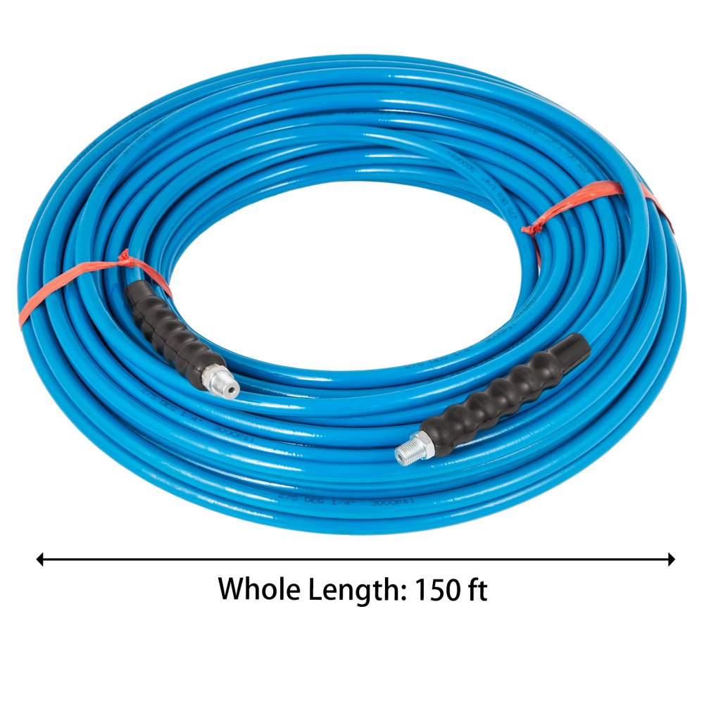 Tubo Per La Pulizia Di Grondaie Tubo Flessibile Idropulitrice Diametro 1/4" 45m