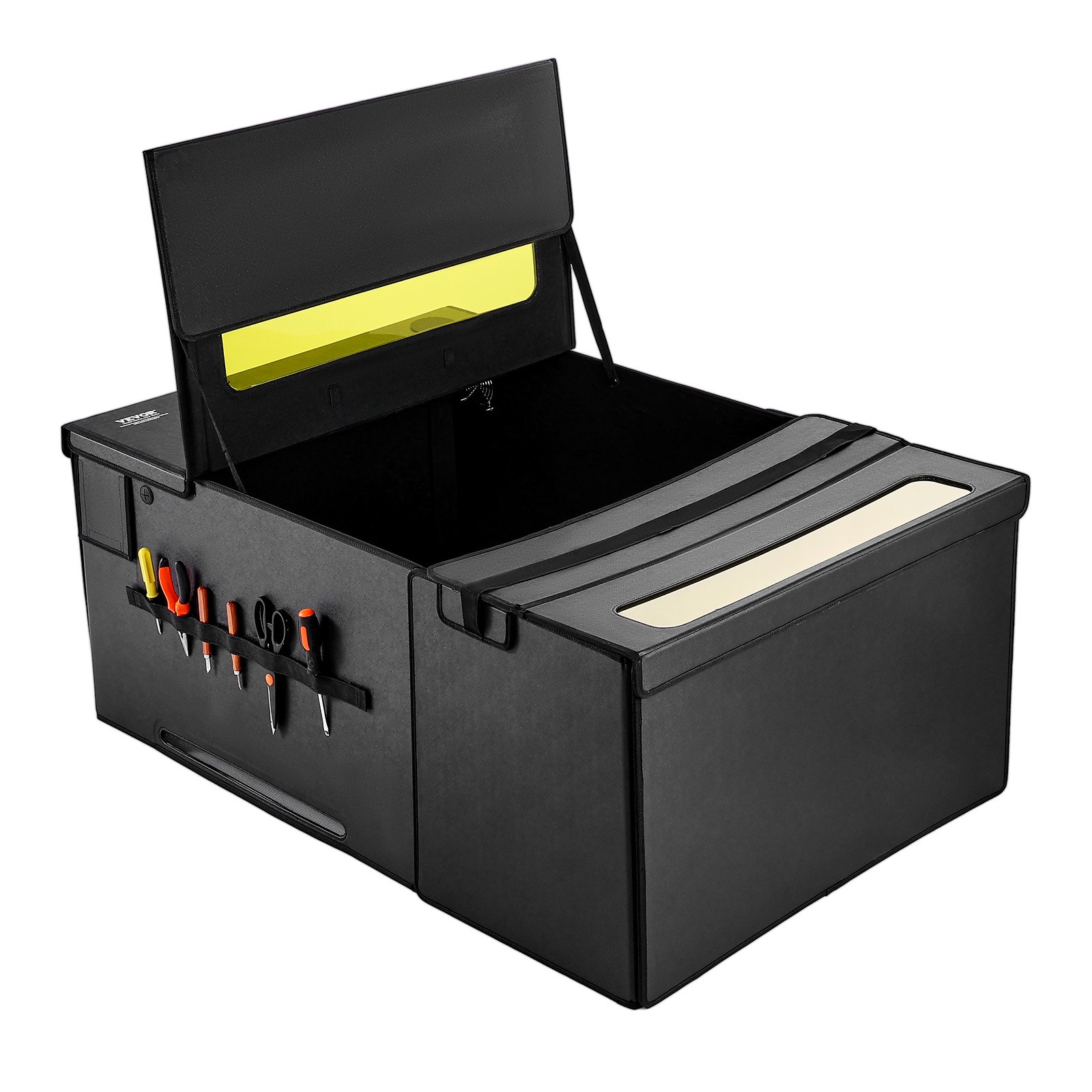 VEVOR Custodia Protezione per Incisore Laser 1228 x 800 x 500 mm Rivestimento Protettivo Ignifugo con Ventola di Scarico Tubo, Isola da Fumo, Rumore Protezione degli Occhi, Custodia per Incisore