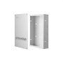 VEVOR Scatola Gestione Cablaggio Strutturato da Parete Pannello 522x382x1mm Contenitore per Cavi Elettrici Multimediale in Acciaio Laminato a Freddo, Coperchio, Fori Pretranciati, Sportello Ventilato