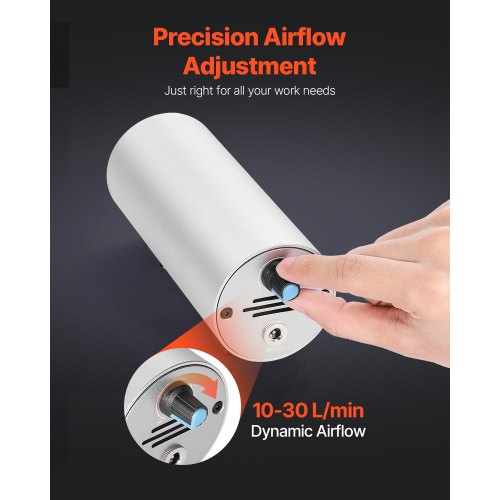 YIWENG Air Assist Kit per RAY5 10W 30L/Min Ampio Flusso d'Aria 0.03MPa Pompa di Assistenza pneumatica a Basso Rumore per incisore Laser da Taglio CNC
