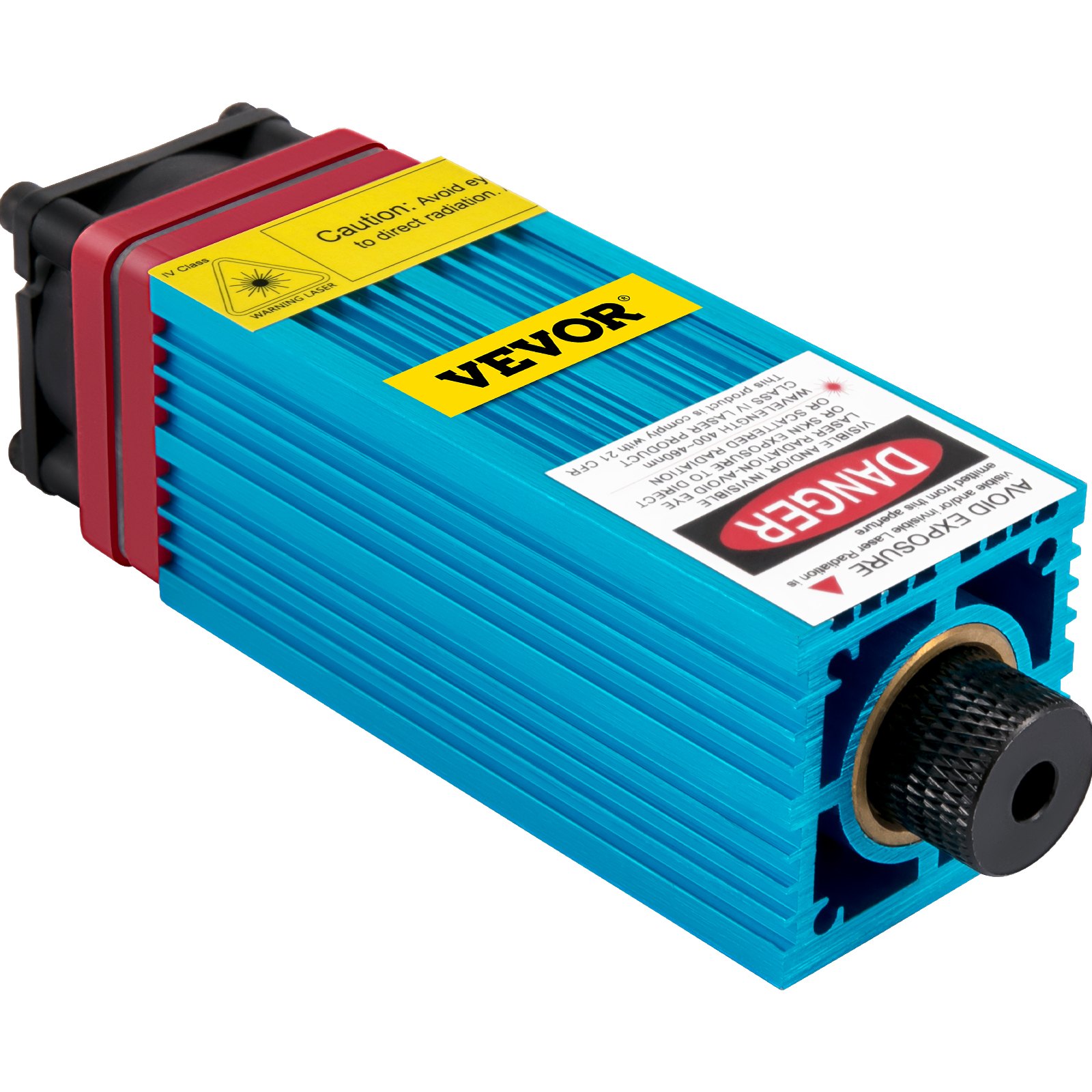 VEVOR Modulo di Laser, 5.5 W Blu XSS05 Laser Modulo Testa per Incisione, Tensione 12 V DC, Lunghezza da 445 nm a 455 nm Testa Laser per Incisione per L'Incisione, Il Taglio, L'Incisione e La Foratura