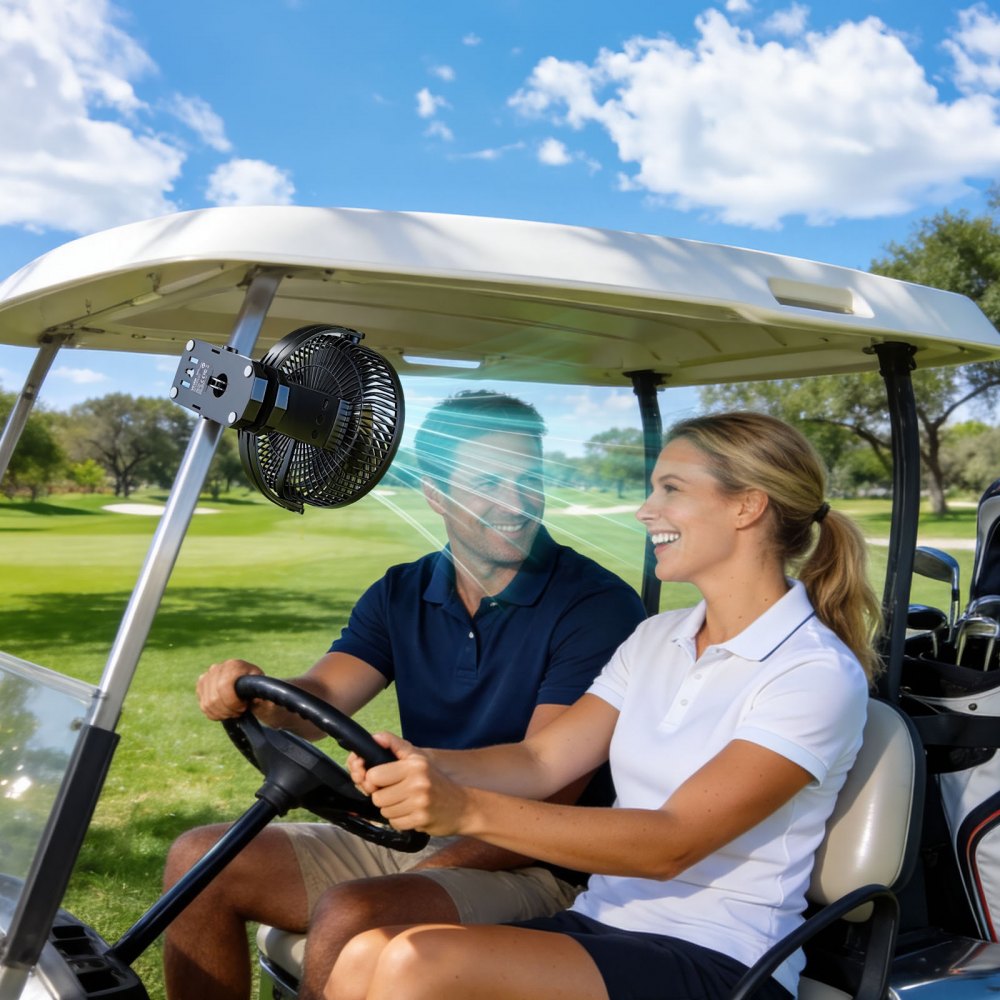 VEVOR Ventilatore Portatile a Clip, Ventilatore da Tavolo con Clip, Ricaricabile con Porta USB e Luce, 3 Velocità e Modalità di Circolazione, Flusso d'Aria Potente, Morsetto Robusto, per Campeggio