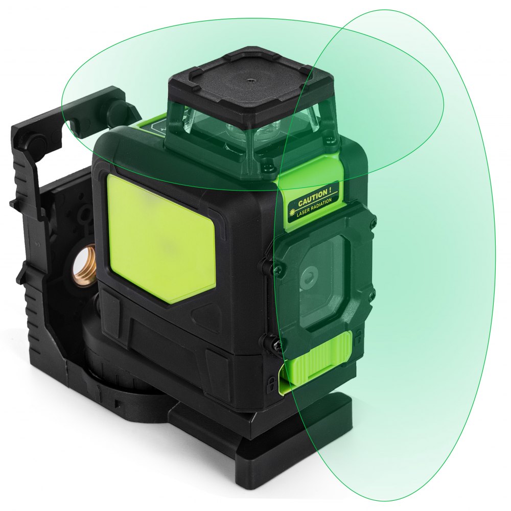 5 Linee Livella Laser Rotante Verde Autolivellante Digitale 30m Misurazione