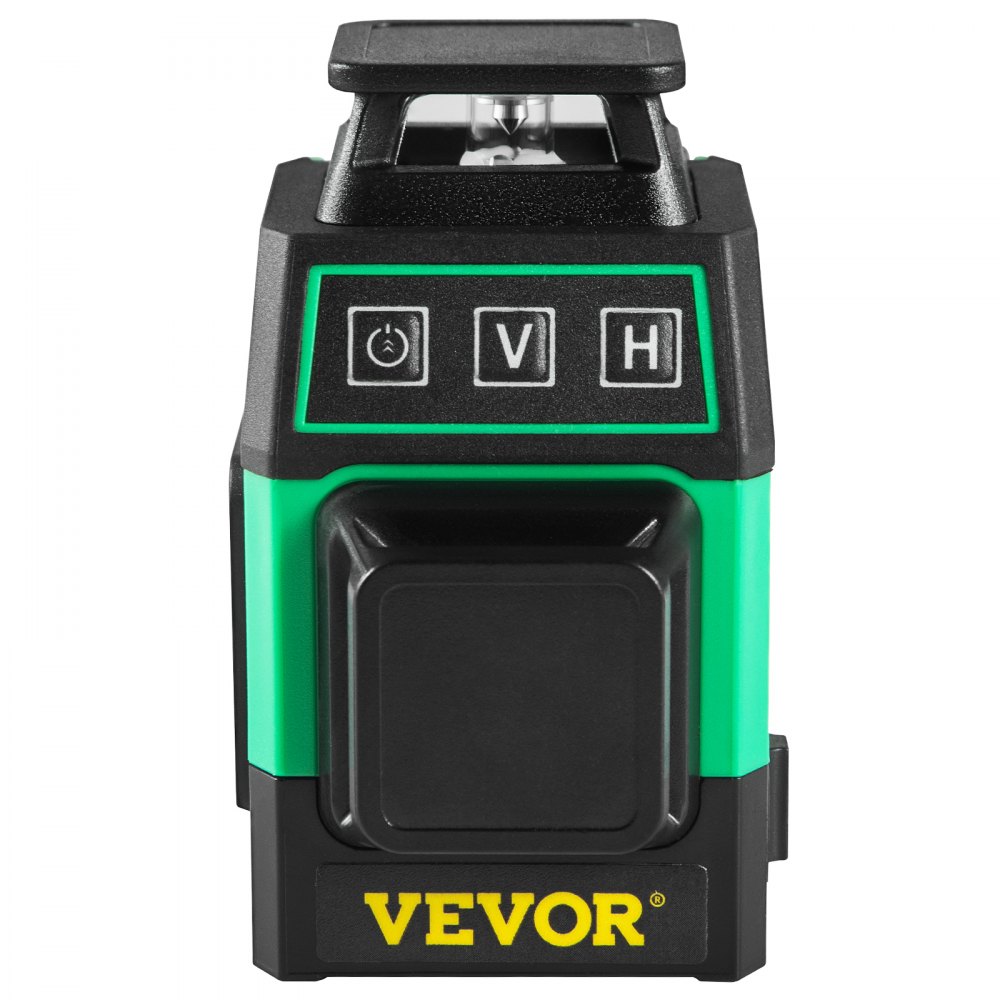 VEVOR Livella Laser Verde Incrociate a 2 Linee Livella Materiale in ABS a 360° con Modalità Manuale, Uso per Decorazione Domestica, Falegnameria di Mobili, Piastrellatura di Pareti e Pavimenti, ecc.