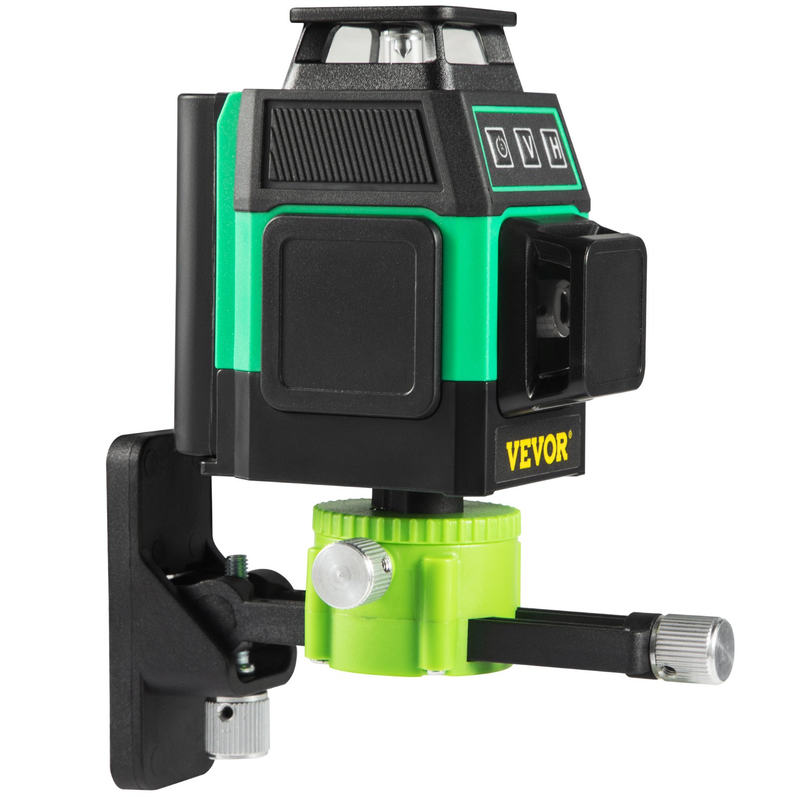 VEVOR Livella Laser Verde Incrociate a 2 Linee Livella Materiale in ABS a 360° con Modalità Manuale, Uso per Decorazione Domestica, Falegnameria di Mobili, Piastrellatura di Pareti e Pavimenti, ecc.