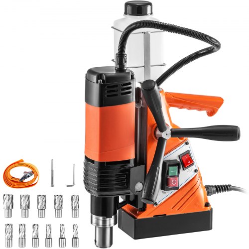 VEVOR Trapano Magnetico da Banco Diamante Macchina per Carotaggio con 11 Punte