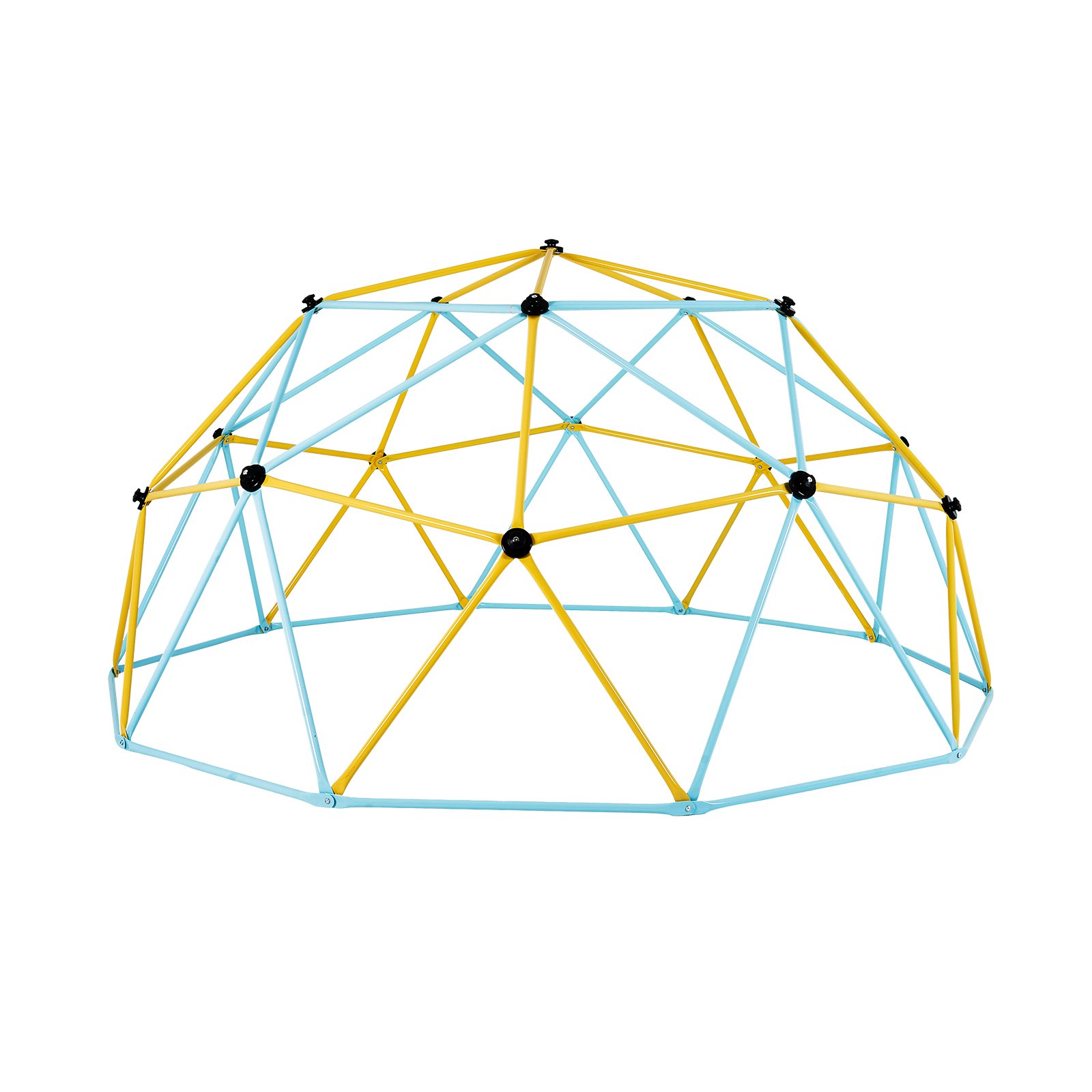 VEVOR Cupola da Arrampicata Geometrica per Bambini da 3 a 10 Anni, 305 cm, Supporta 340 kg, con Maniglia da Arrampicata, Montaggio Facile, Parco Giochi da Esterno Giardino, Cortile