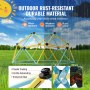 VEVOR Cupola da Arrampicata Geometrica per Bambini da 3 a 9 Anni, Cupola da Arrampicata 183cm, Supporta 600 libbre, Maniglia da Arrampicata, Montaggio Facile, Parco Giochi all'Aperto, Cortile