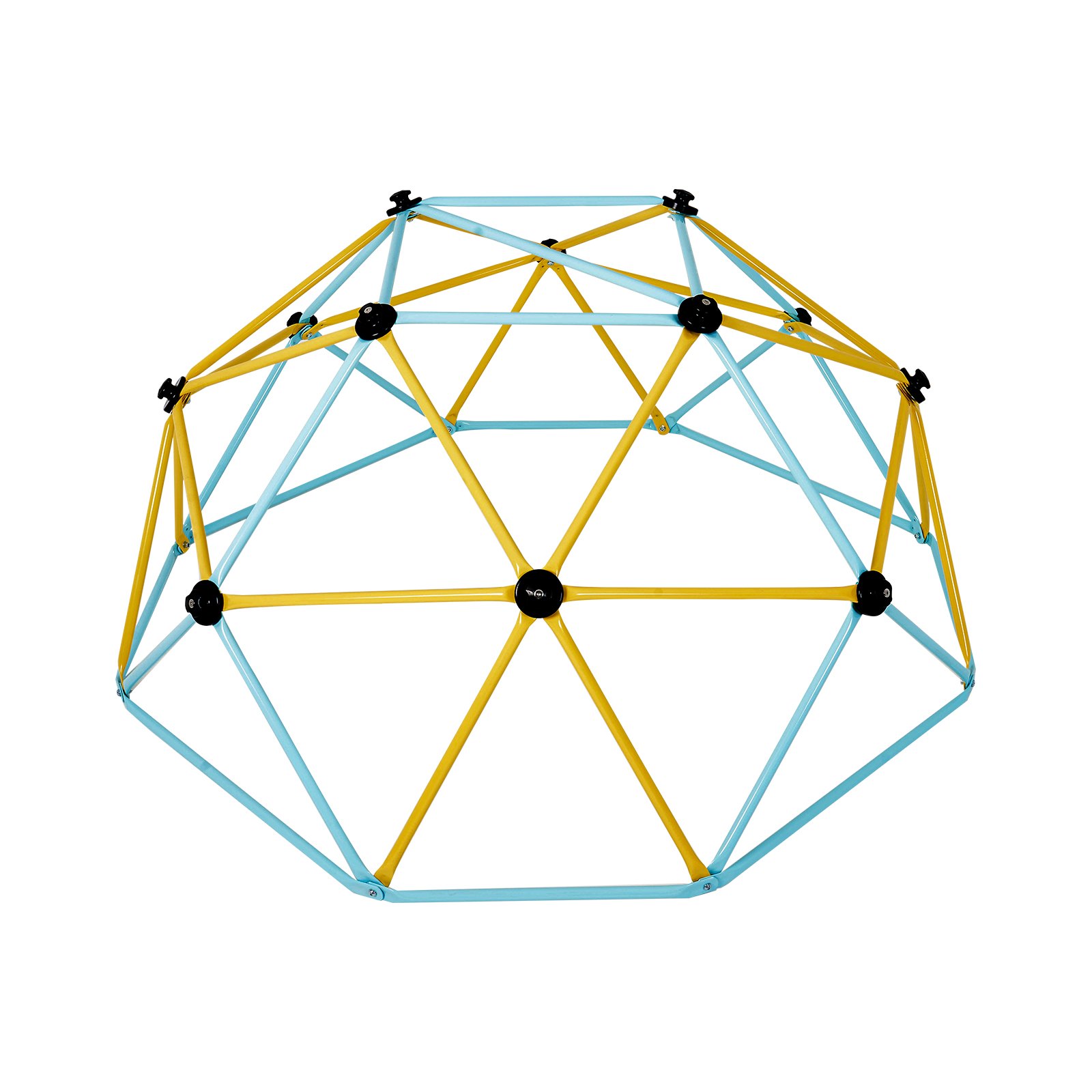 VEVOR Cupola da Arrampicata Geometrica per Bambini da 3 a 9 Anni, Cupola da Arrampicata 183cm, Supporta 600 libbre, Maniglia da Arrampicata, Montaggio Facile, Parco Giochi all'Aperto, Cortile