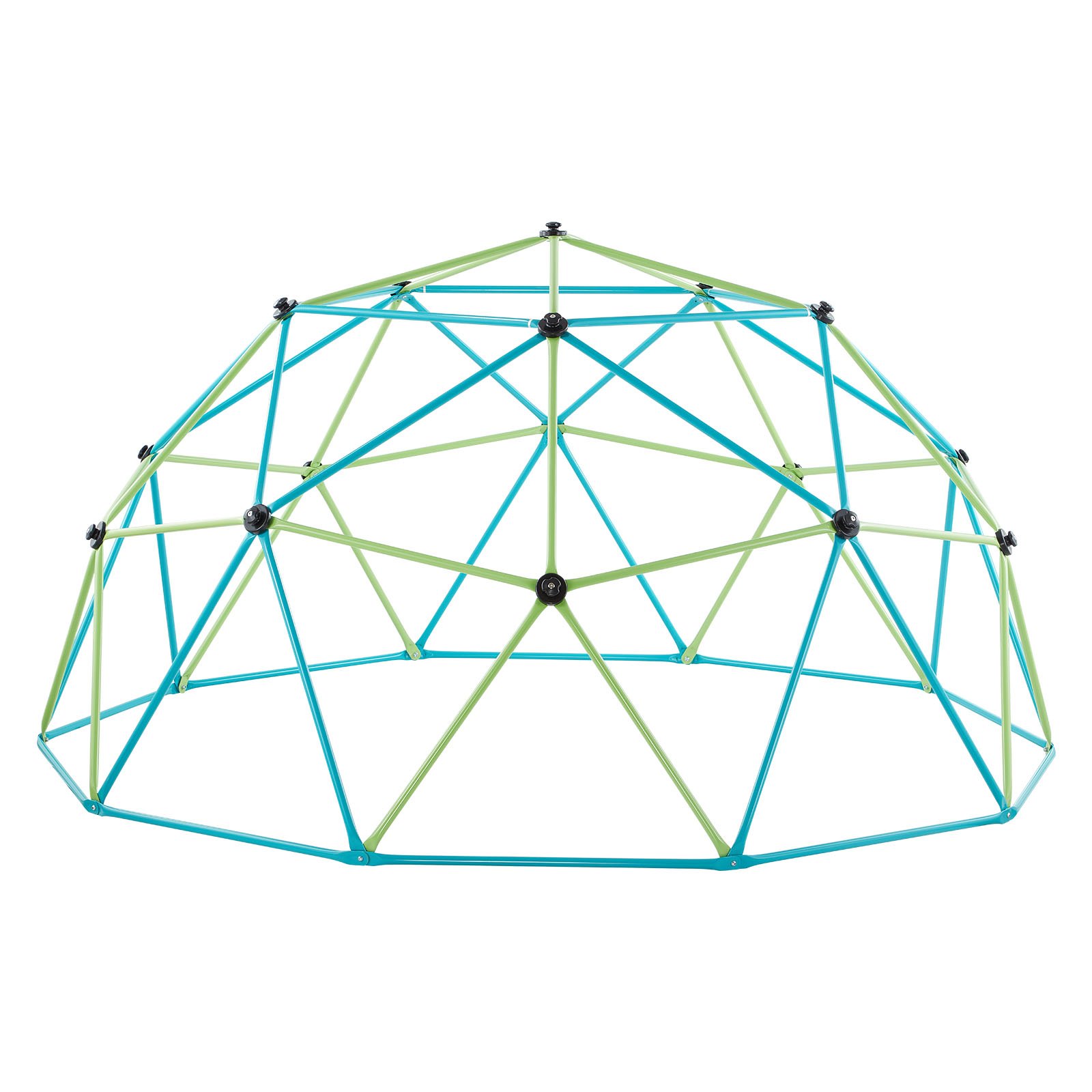 VEVOR Struttura da Arrampicata Geometrica a Cupola Larghezza 305 cm con Palloni da Basket, Carico 453 kg, Attrezzatura da Arrampicata per Bambini dai 3 ai 10 Anni, Parco Giochi Giardino