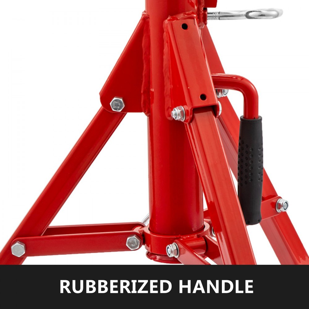 2t Portatubo Cavalletto Idraulico Sollevatore 20 - 37 Pollici Con 4 Sfere