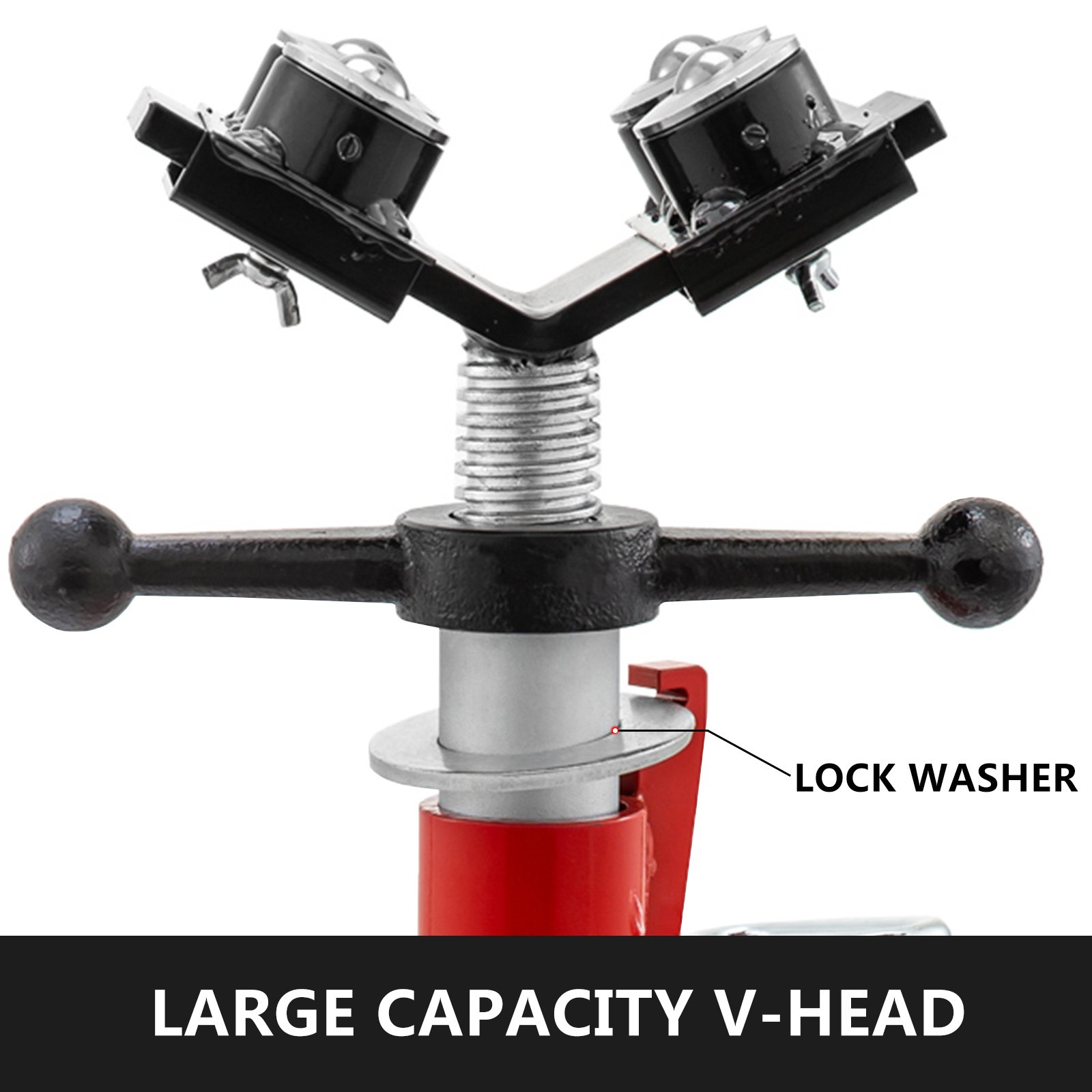 2t Portatubo Cavalletto Idraulico Sollevatore 20 - 37 Pollici Con 4 Sfere