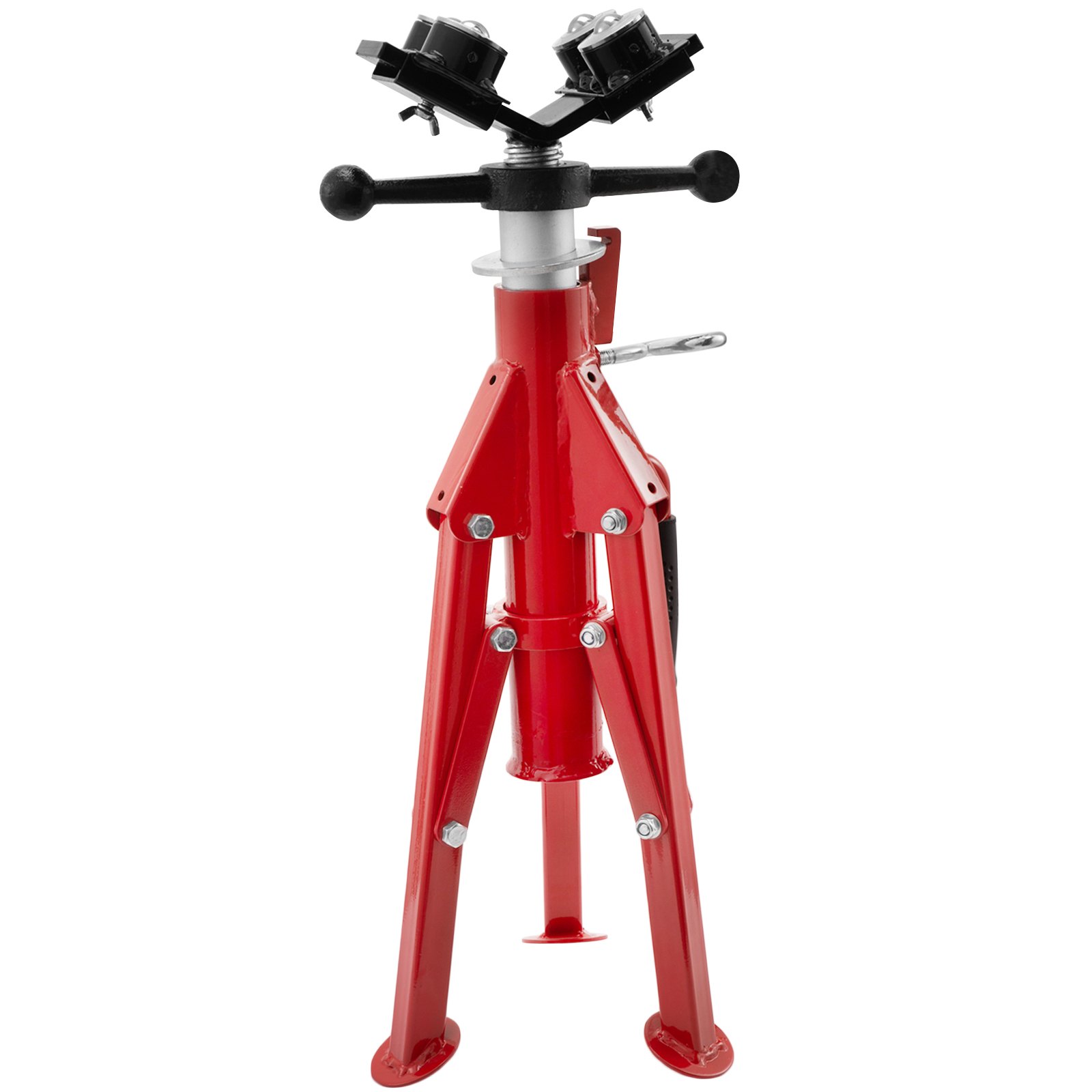 2t Portatubo Cavalletto Idraulico Sollevatore 20 - 37 Pollici Con 4 Sfere