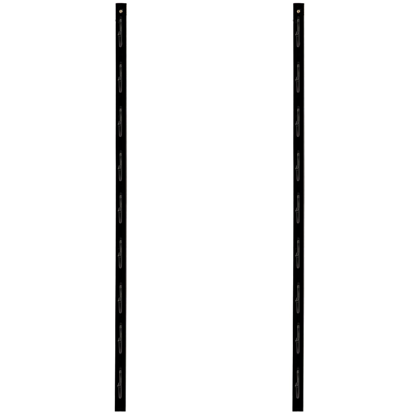 VEVOR GBZJ-F9 Portabottiglie di Vino da Parete, 900 x 150 x 25 mm Scaffale Portabottiglie a Parete in Acciaio Q235, Scaffale Portabottiglie di Vino da 9 Bottiglie, 2,3 kg Porta Vino da Parete di Nero