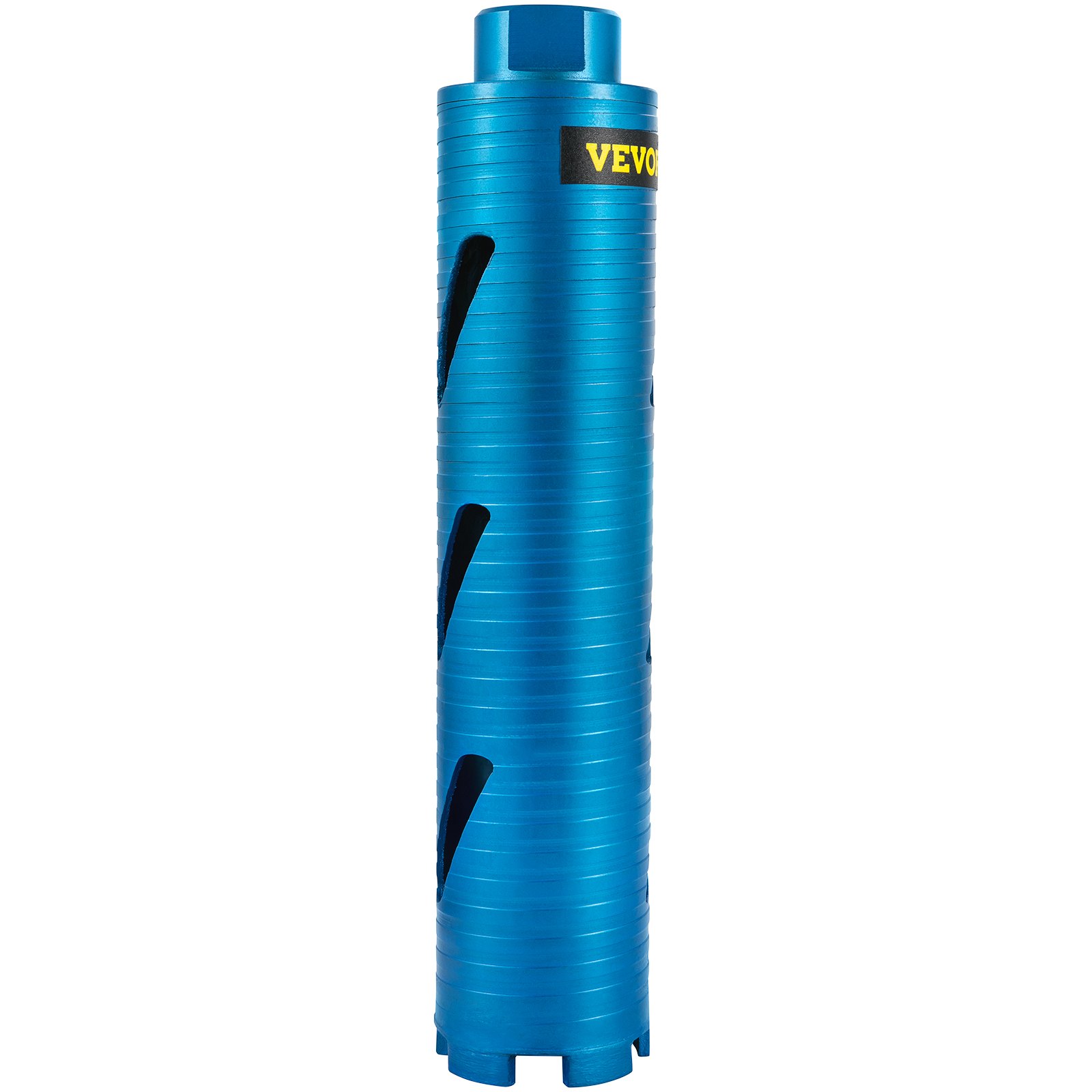 VEVOR Punta per carotaggio, diametro 63,5 mm 5/8"-11 filettato, profondità 241,3 mm Utensile diamantato per carotaggio a secco con punta pilota e lama punte per seghe a tazza