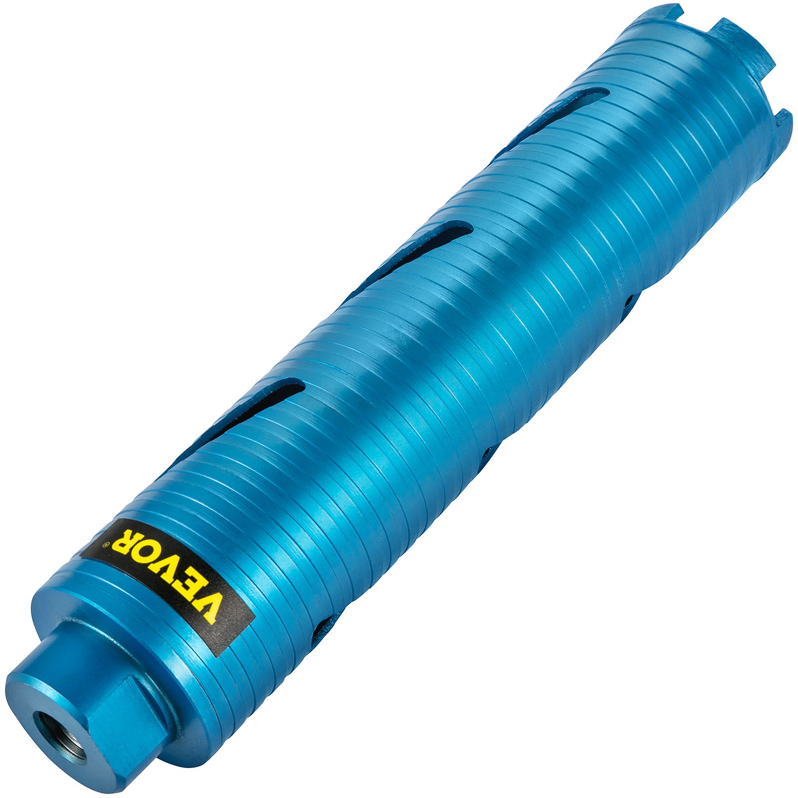 VEVOR Punta per carotaggio, diametro 63,5 mm 5/8"-11 filettato, profondità 241,3 mm Utensile diamantato per carotaggio a secco con punta pilota e lama punte per seghe a tazza