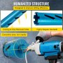 VEVOR Punta per carotaggio a secco, attacco con codolo 5/8"-11 diametro 76,2 mm con punta pilota e lama da 4,5", profondità 241,3 mm, utensile per carotaggio diamantato, punte per seghe a tazza