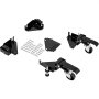 VEVOR Kit di Base Mobile per Carico Pesante 181,4 kg, Supporto Universale con Rotelle 241,3x241,3 mm, Ruote Girevoli, Attrezzi per Base per Attrezzature Lavorazione Legno Lavatrice Mobili Pesanti