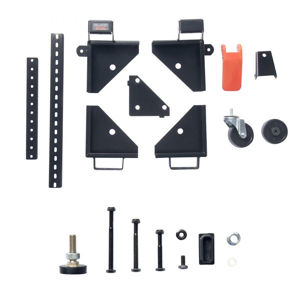 VEVOR Base Mobile per Carico Pesante 226,8 kg, Supporto Universale con Rotelle Regolabile da 304x304 mm a 914x914 mm, Ruote Girevoli, Base per Attrezzature Lavorazione Legno Lavatrice
