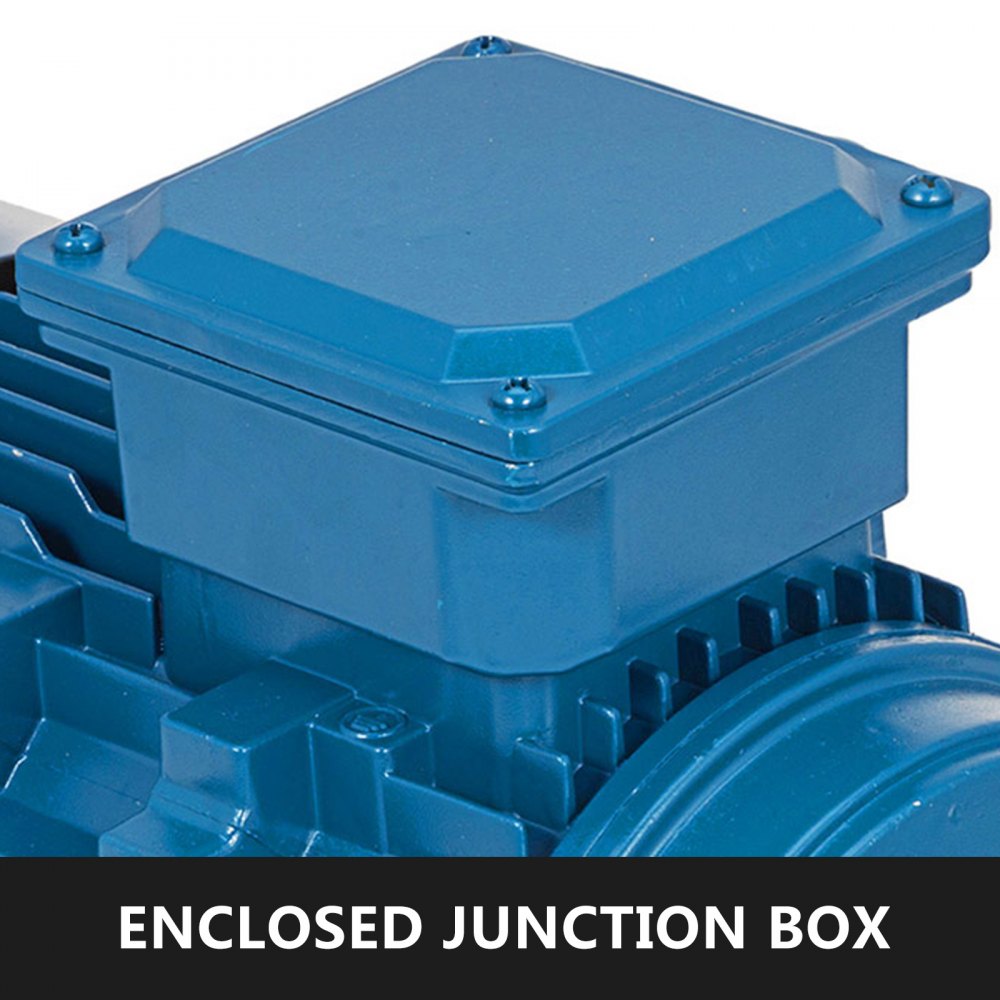 Motore elettrico 1.1kw 3b a 3 Fasi Con 1500prm ø19mm Base Rigido Trifase 4 Poli