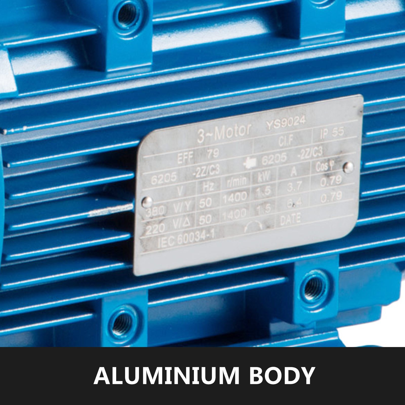 Motore Elettrico Con Trifase Base Rigido 3 Fase B3 400v Tensione 2 Poli 1500w