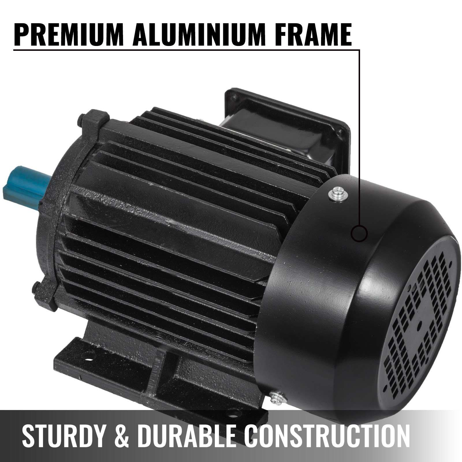 Motore Elettrico A Corrente Alternata 400v 2.2kw Trifase 2 Poli 2830rpm B3