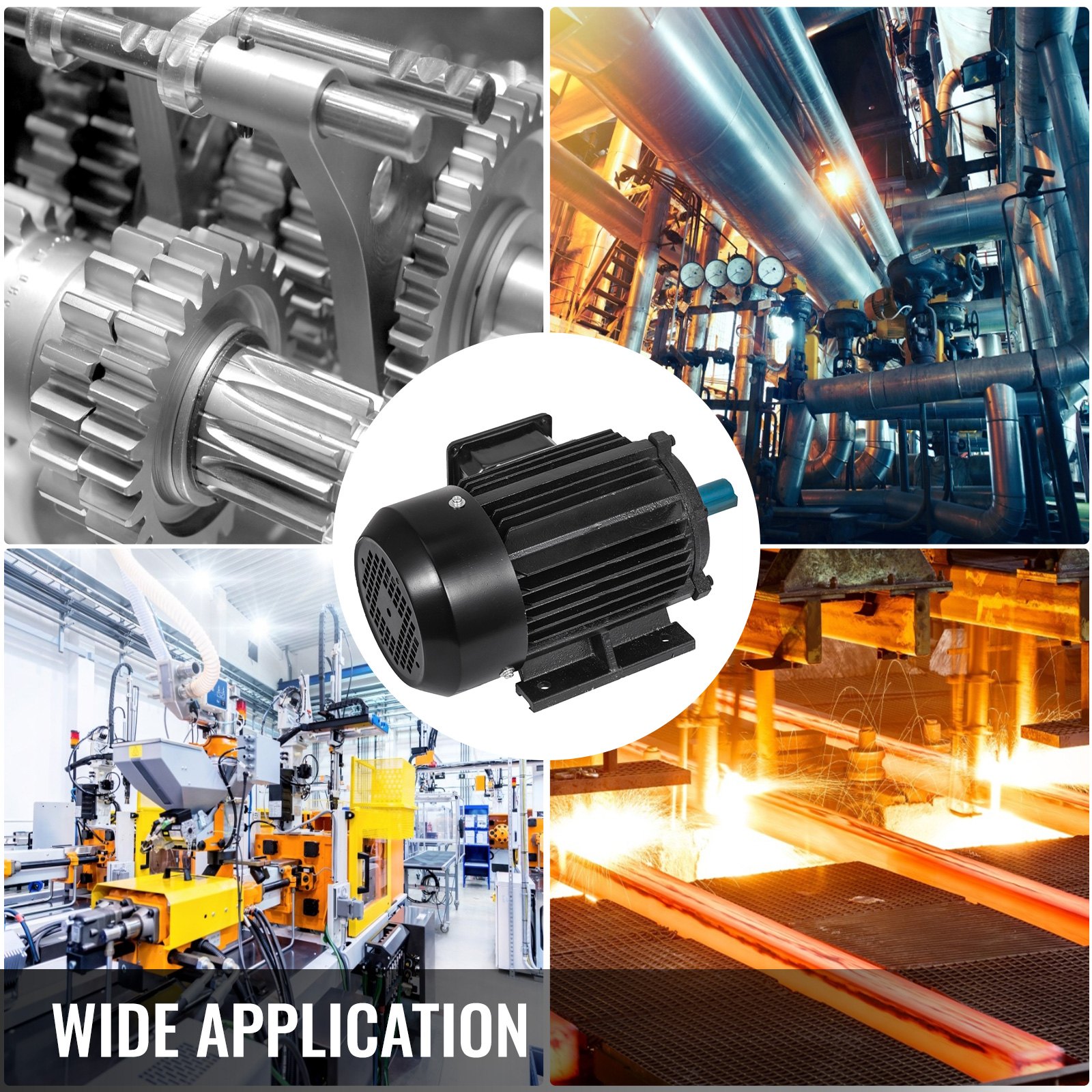 Motore Elettrico A Corrente Alternata 400v 2.2kw Trifase 2 Poli 2830rpm B3