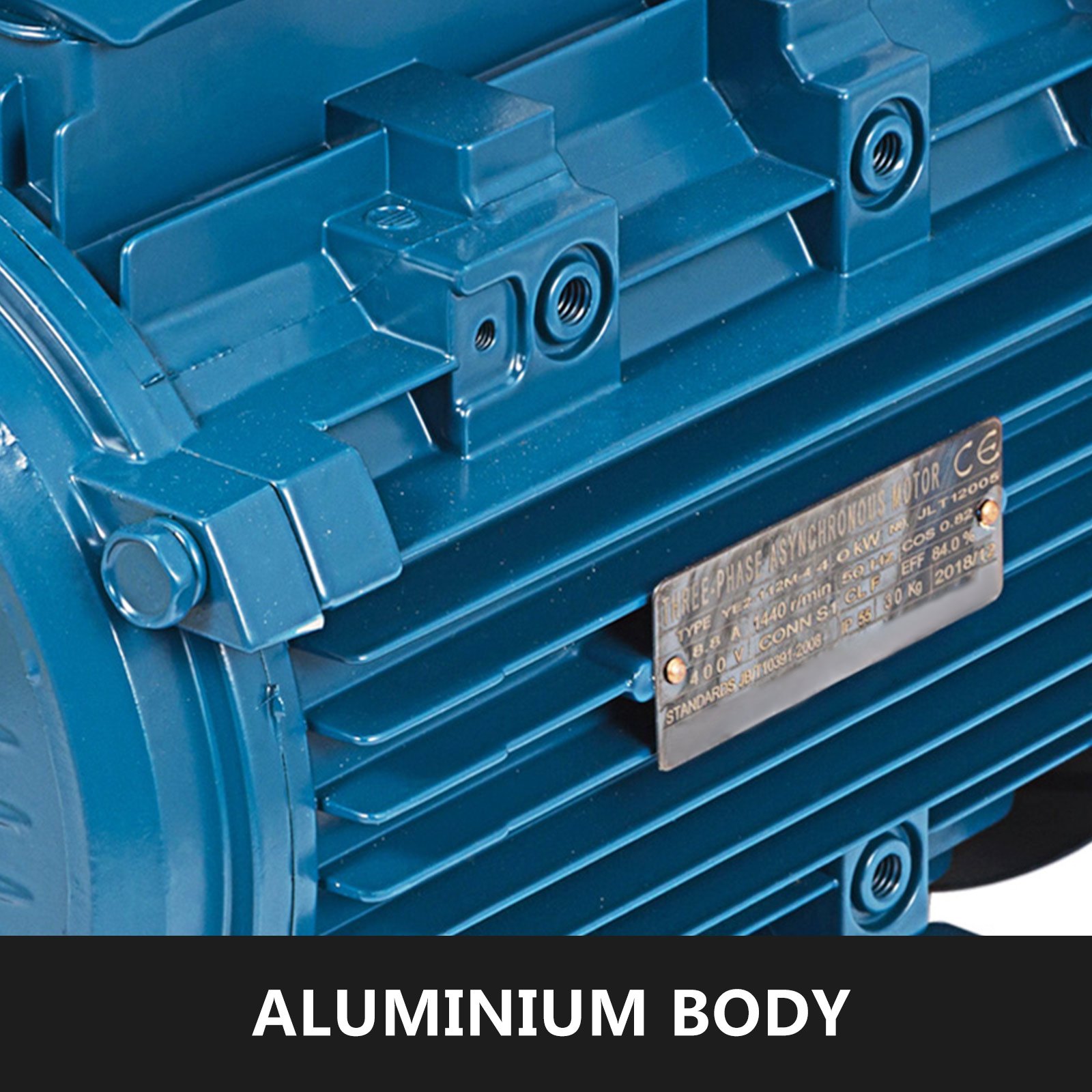 Rigid Base Motor 3 Phase B3 Mounting 1500rpm 400v Voltage 4 Pole Power 4kw