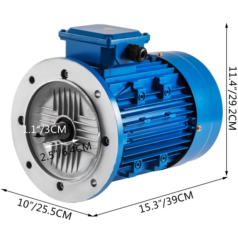 Motore Elettrico 24mm 4kw B35 Con Trifase E Velocità Nominale 3000prm