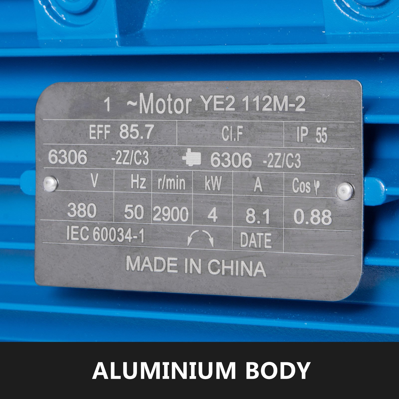 Motore Elettrico 24mm 4kw B35 Con Trifase E Velocità Nominale 3000prm