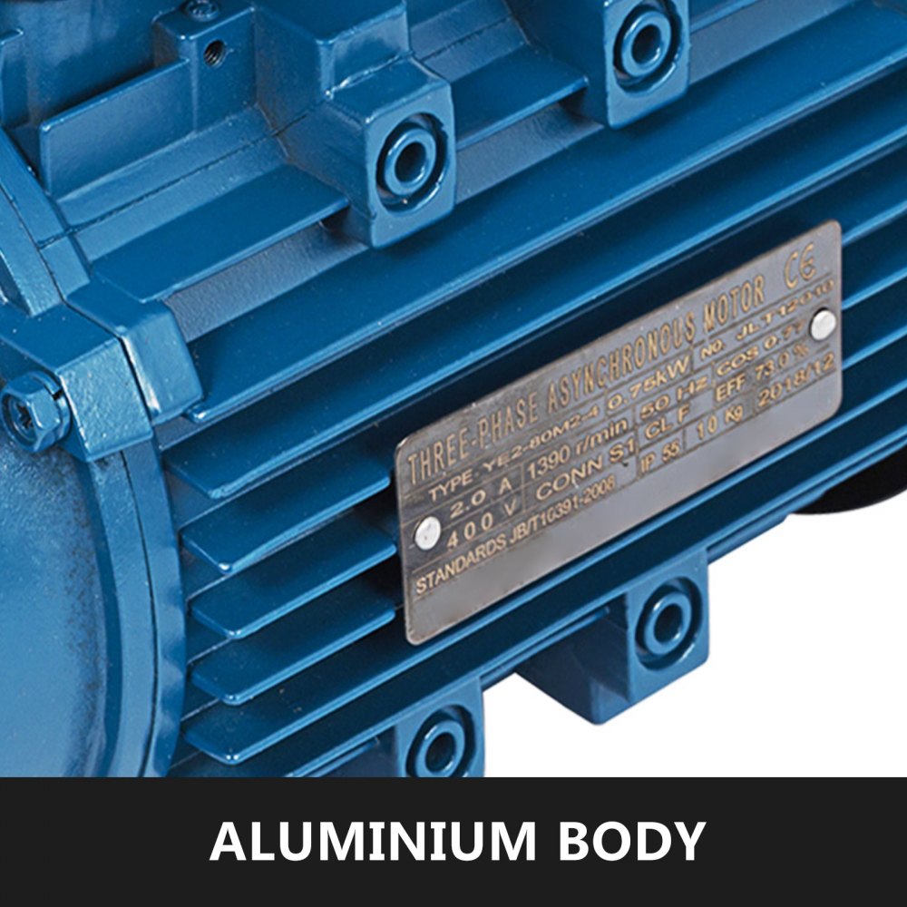 Motore Elettrico Premium Trifase 750w 1500rpm In Alluminio 24mm B14