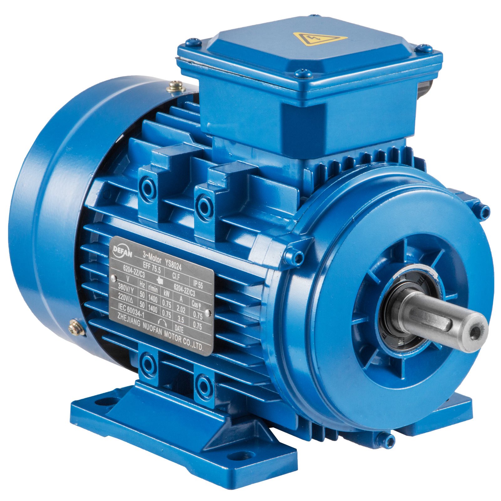 Motore Elettrico A Corrente Alternata 400v 0.75kw Trifase 2 Poli 1500rpm B3