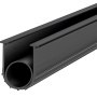 VEVOR Guarnizione per Porta del Garage 3 m Striscia di Guarnizione in Gomma Larghezza 10 cm 8 mm Estremità a T per Evitare la Penetrazione del Vento Pellicola Antipioggia per Porta Magazzino Fabbrica