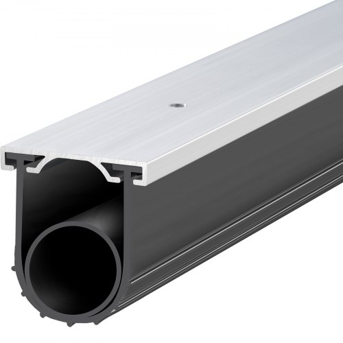 Guarnizione Soglia Garage 4,8m - Gomma PVB, Antiacqua E Antispolvere, Con Bandella Gialla Antiscivolo - Foto 8