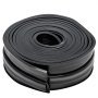 VEVOR Guarnizione per Porta del Garage 6 m Striscia di Guarnizione in Gomma Larghezza 10 cm 8 mm Estremità a T per Evitare la Penetrazione del Vento Pellicola Antipioggia per Porta Magazzino Fabbrica