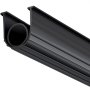VEVOR Guarnizione per Porta del Garage 6 m Striscia di Guarnizione in Gomma Larghezza 10 cm 8 mm Estremità a T per Evitare la Penetrazione del Vento Pellicola Antipioggia per Porta Magazzino Fabbrica