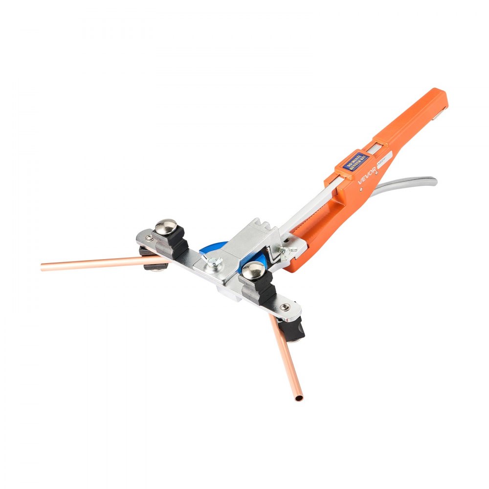 VEVOR Kit Piegatubi Idraulico da 6-22 mm Piegatubi Idraulico Pinza Piegatrice per Tubi in Rame, Strumento di Piegatura HVAC Avanti/Indietro con Matrici in Lega di Alluminio per Riparazione Auto