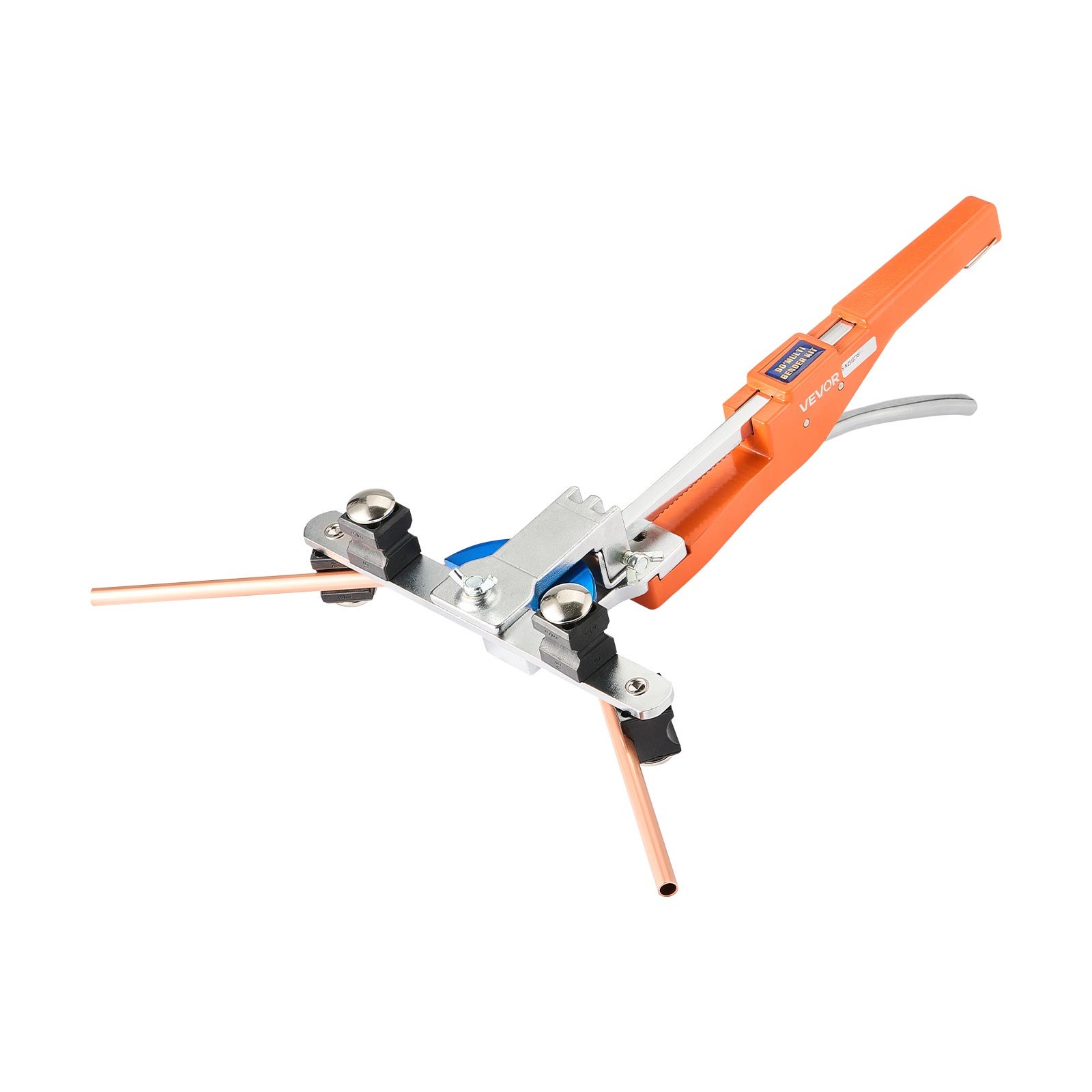 VEVOR Kit Piegatubi Idraulico da 6-22 mm Piegatubi Idraulico Pinza Piegatrice per Tubi in Rame, Strumento di Piegatura HVAC Avanti/Indietro con Matrici in Lega di Alluminio per Riparazione Auto